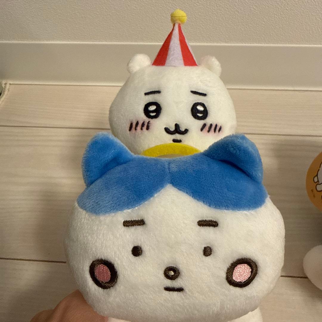 ちいかわらんど　ぴーぽぽぬいぐるみ　ちいかわ　ハチワレ　ウサギ　3体セット