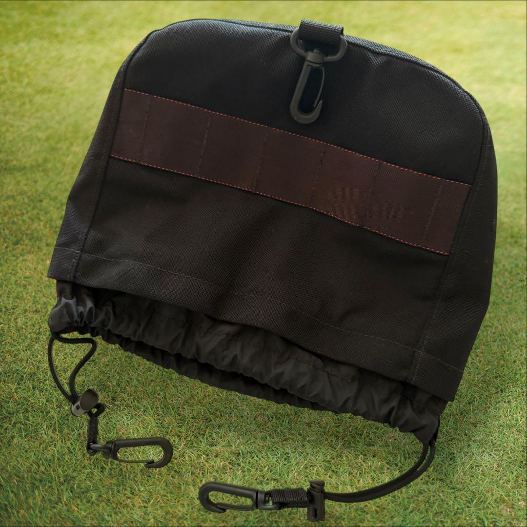 ブリーフィング　アイアンカバー　黒　ブラック　キャディバッグ　ゴルフ