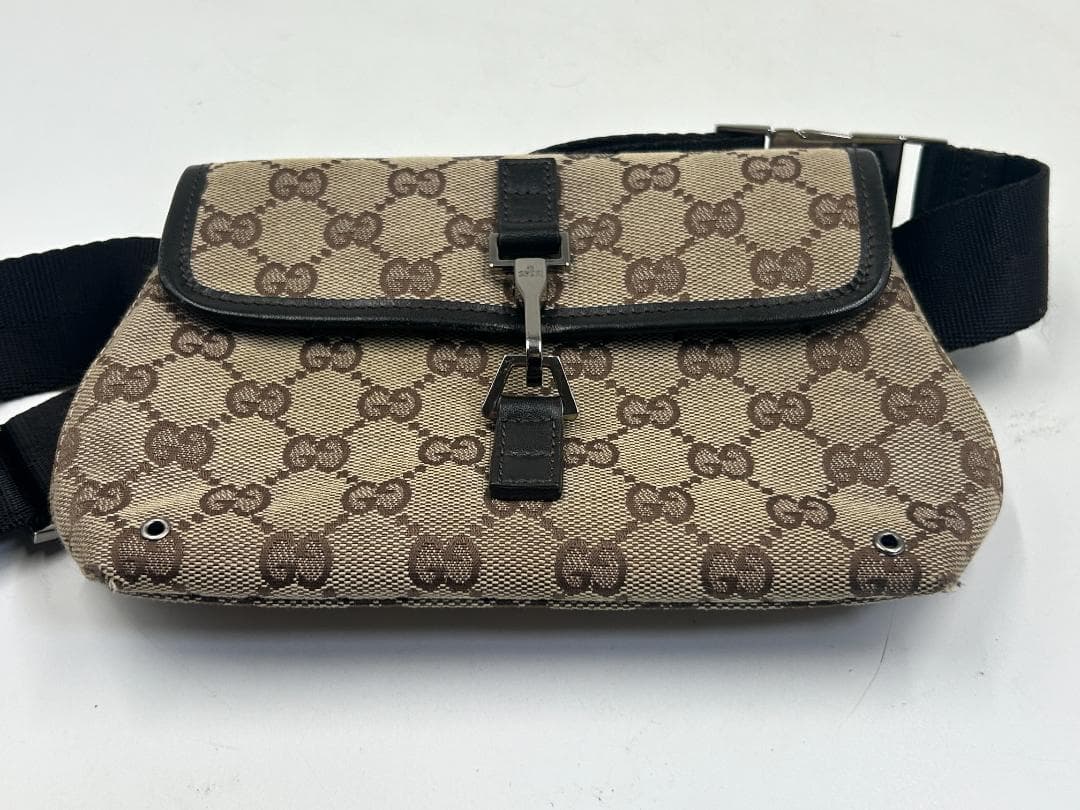 GUCCI グッチ ウエストバッグ GGスプリーム キャンバス ボディバッグ