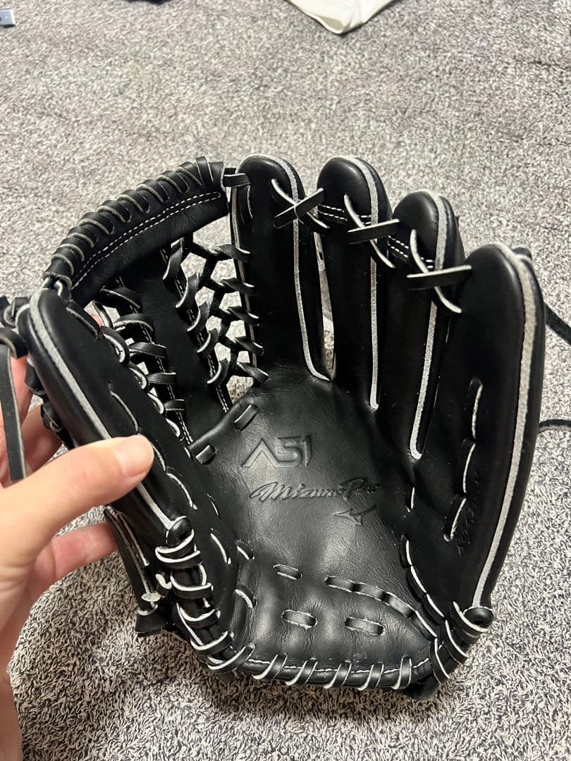 ミズノプロ　A51 硬式グローブ 内野用 ブラック