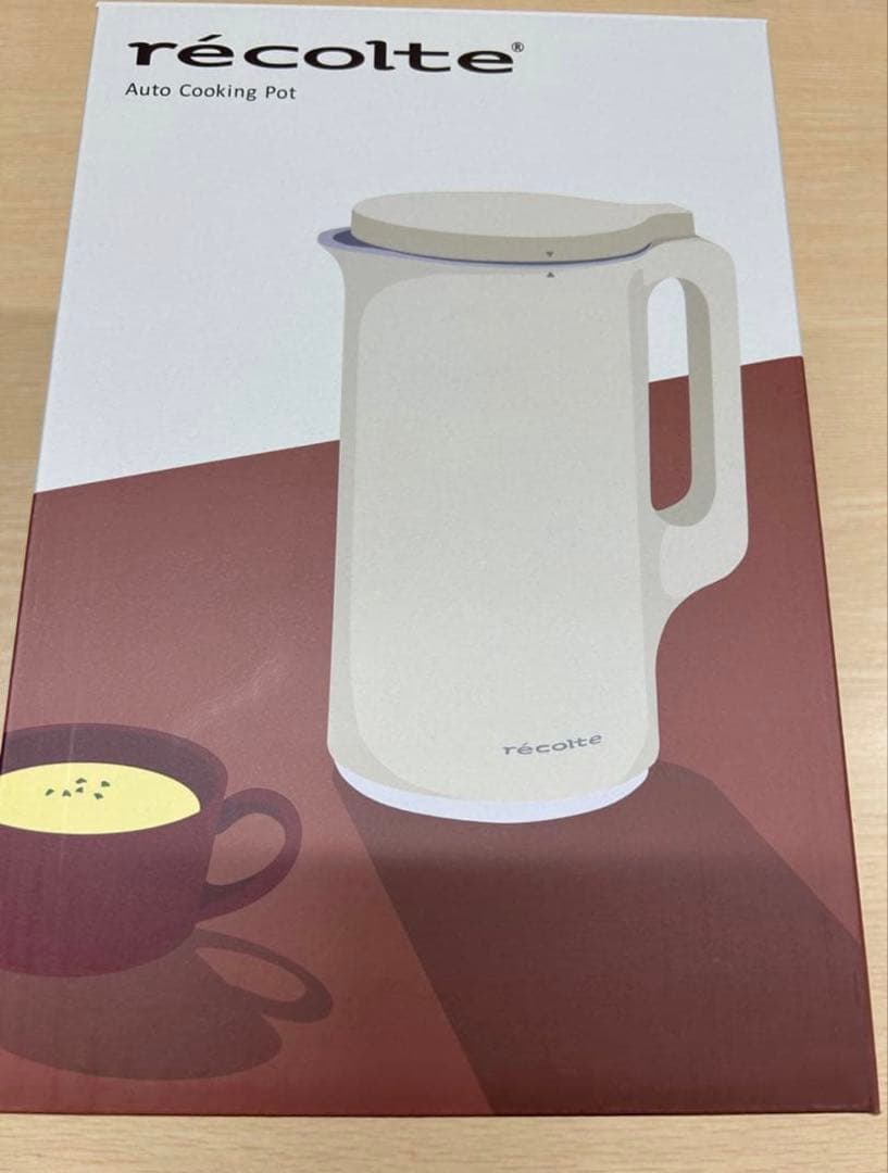 ★新品未使用★ recolte レコルト 自動調理ポット クリームホワイト