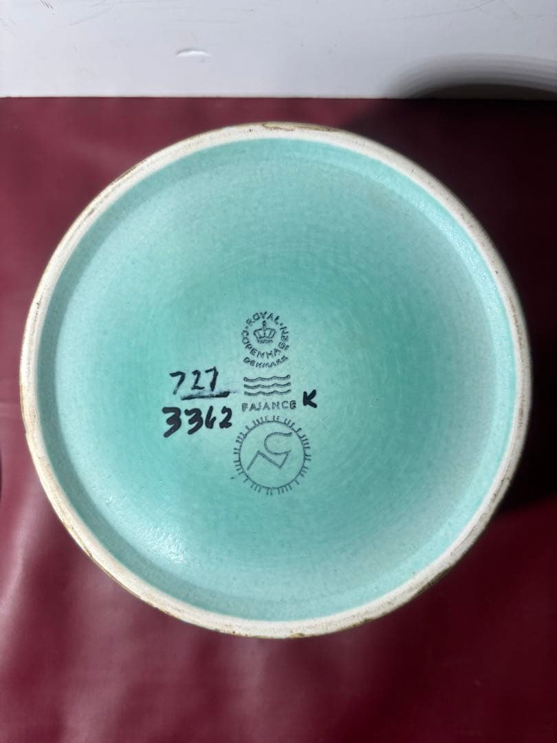 値下げしました　ロイヤルコペンハーゲン　蓋付き容器 小物入れ キャンディポット