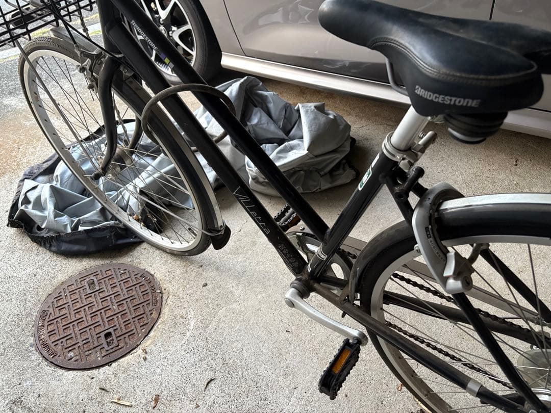 【要整備】ブリヂストンサイクル ビレッタ VT76ブラック 27インチ