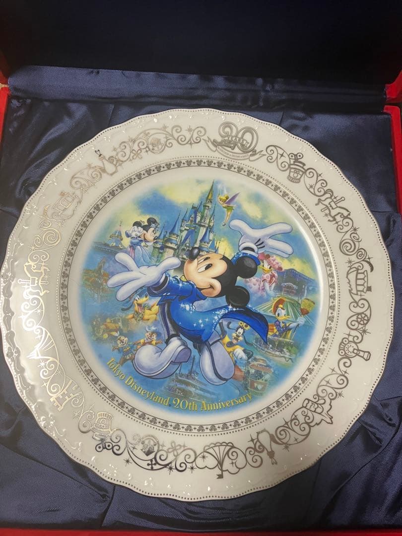 東京ディズニーシーグランドオープニング プレート皿　ランド20周年記念