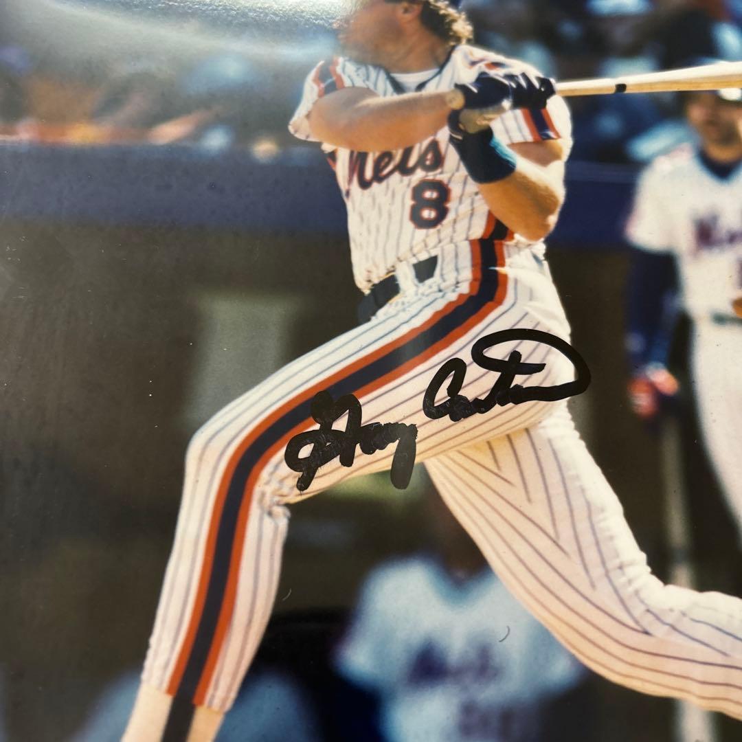 MLB   ゲーリーカーター　直筆サイン入りフォト　ニューヨークメッツ
