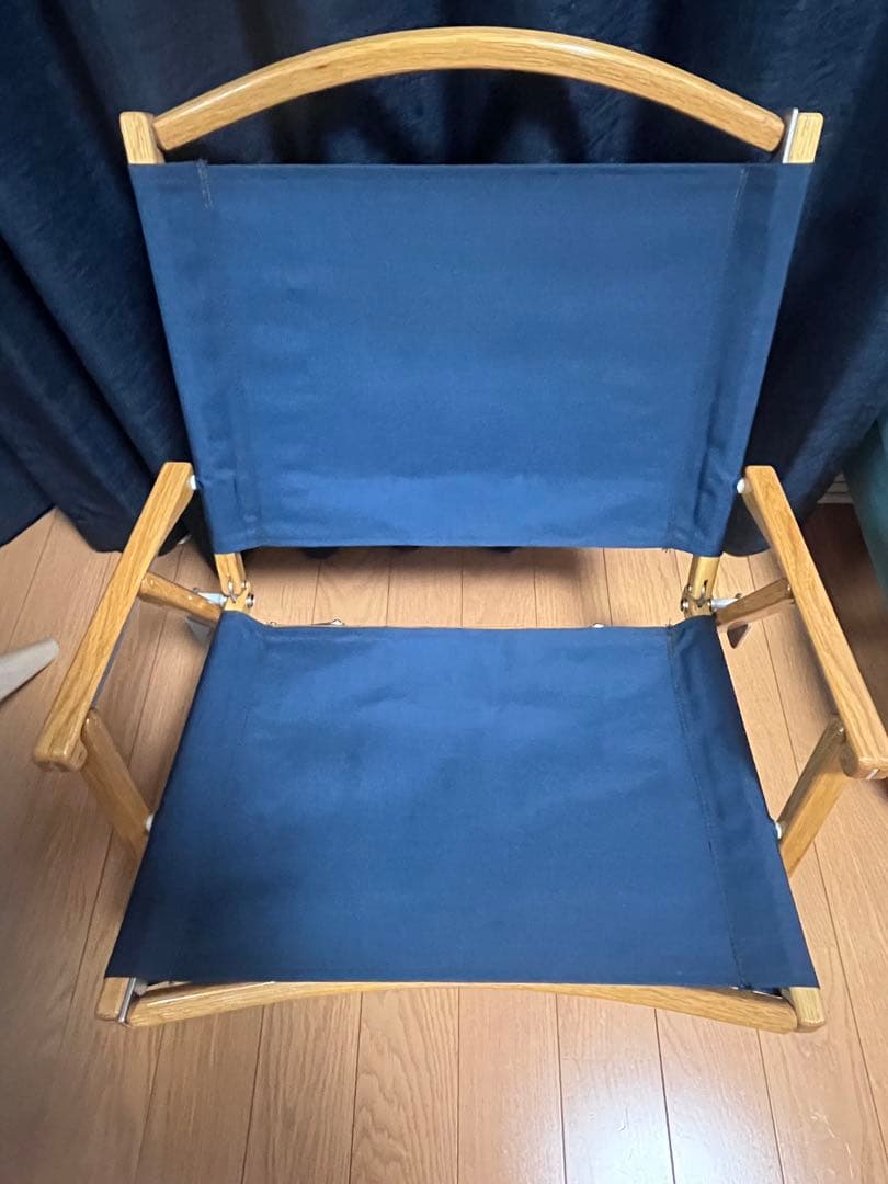 美品 正規品 カーミットチェア ネイビー