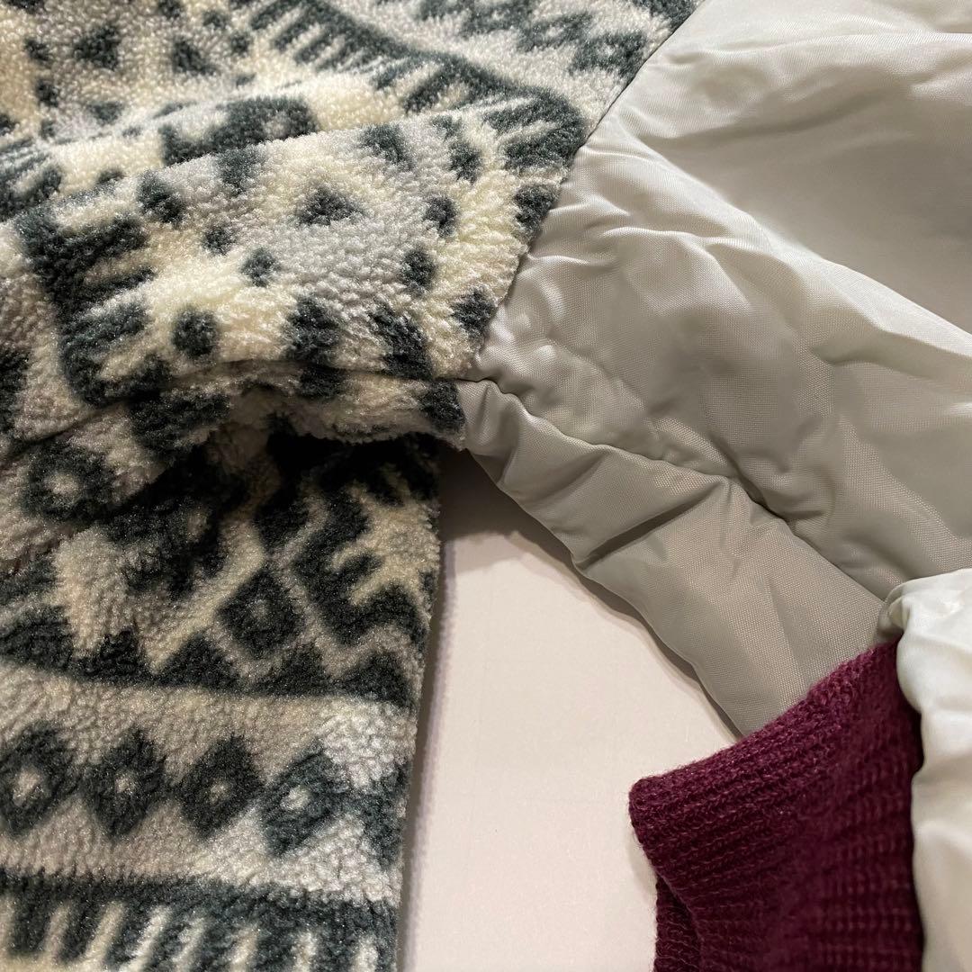 90s USA製 LLBean エルエルビーン ウォームアップ ボルドー 短丈