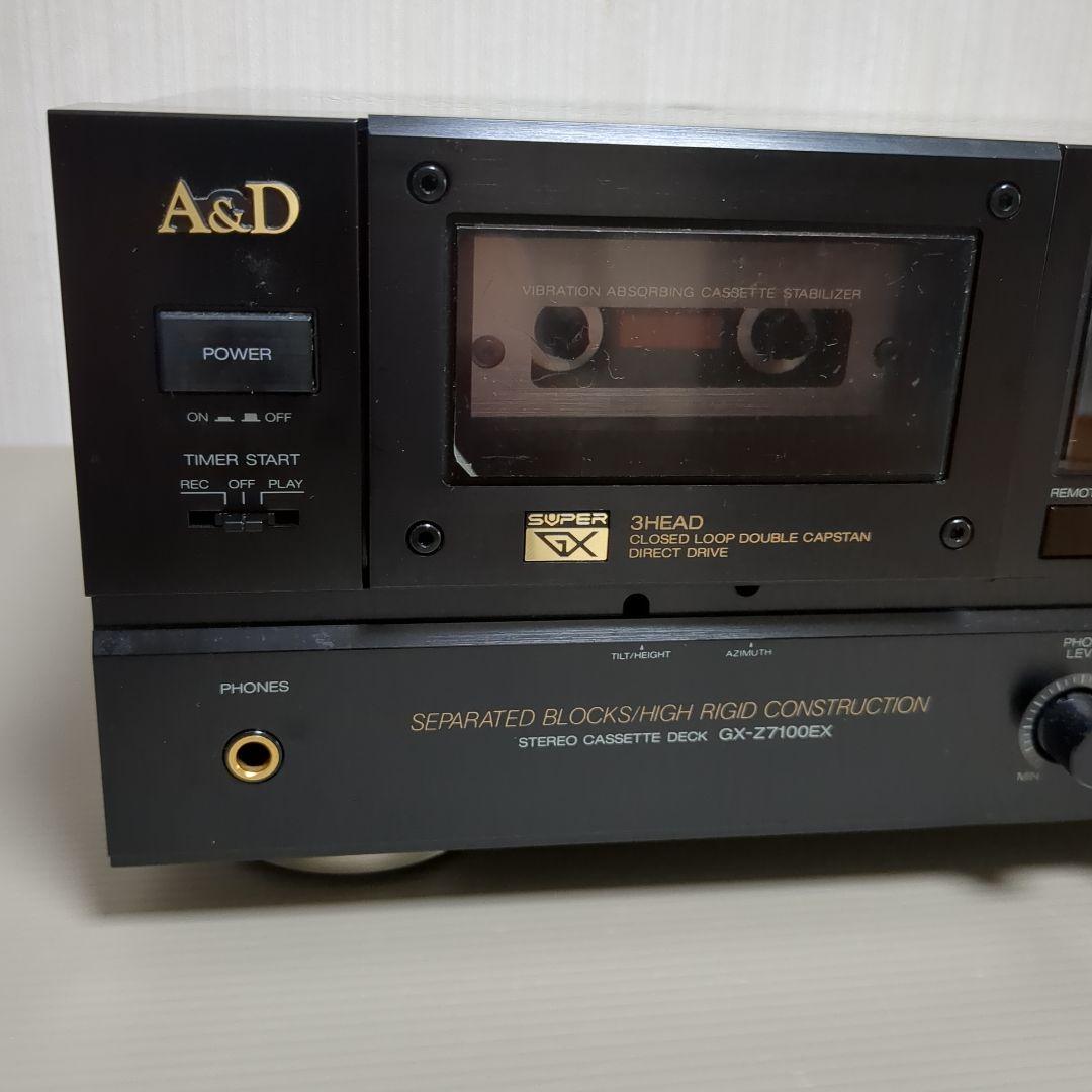 A&D GX-Z7100EX カセットデッキ 【要修理】
