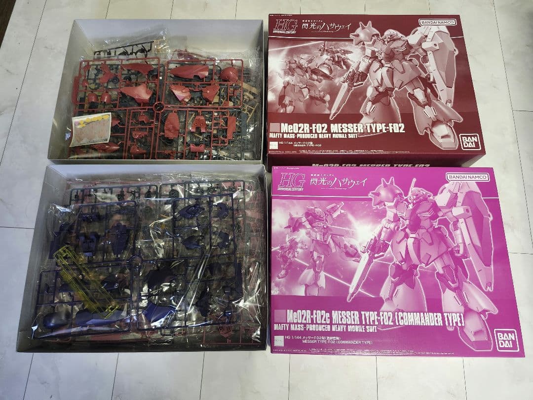 HG メッサータイプF02 & 指揮官機仕様 2個セット