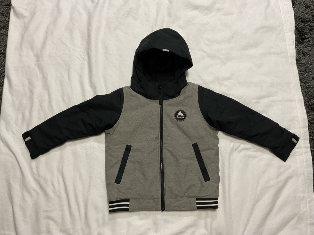 Burton スノーボードジャケット 4T グレー/ブラック