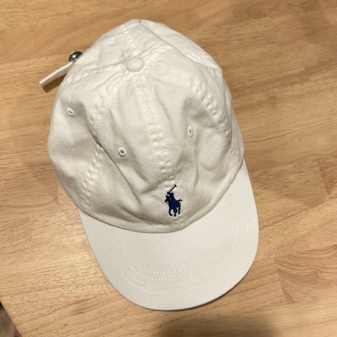 Polo ホワイト　キャップ
