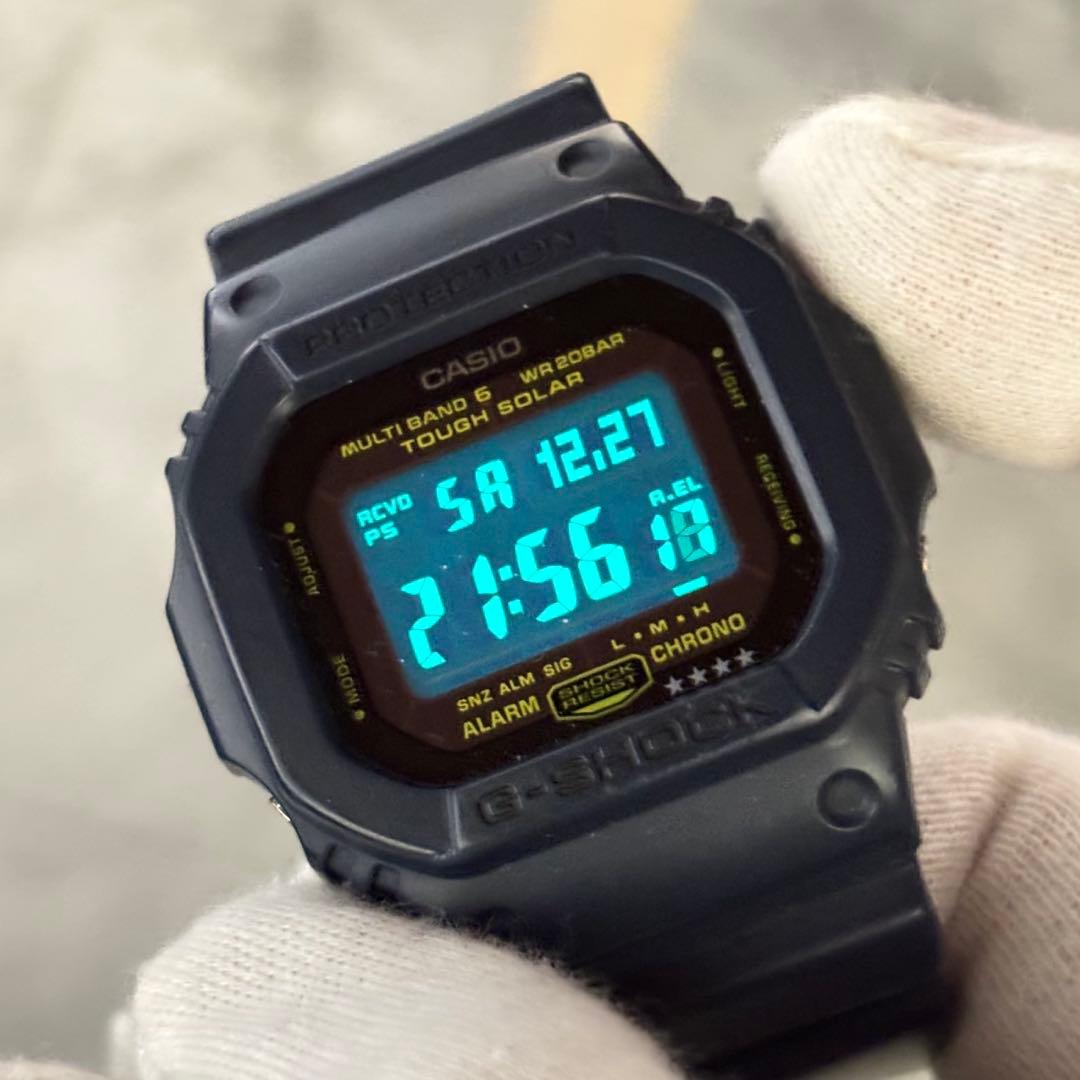 G-SHOCK GW-5610NV 2次電池交換済み！デジタル腕時計