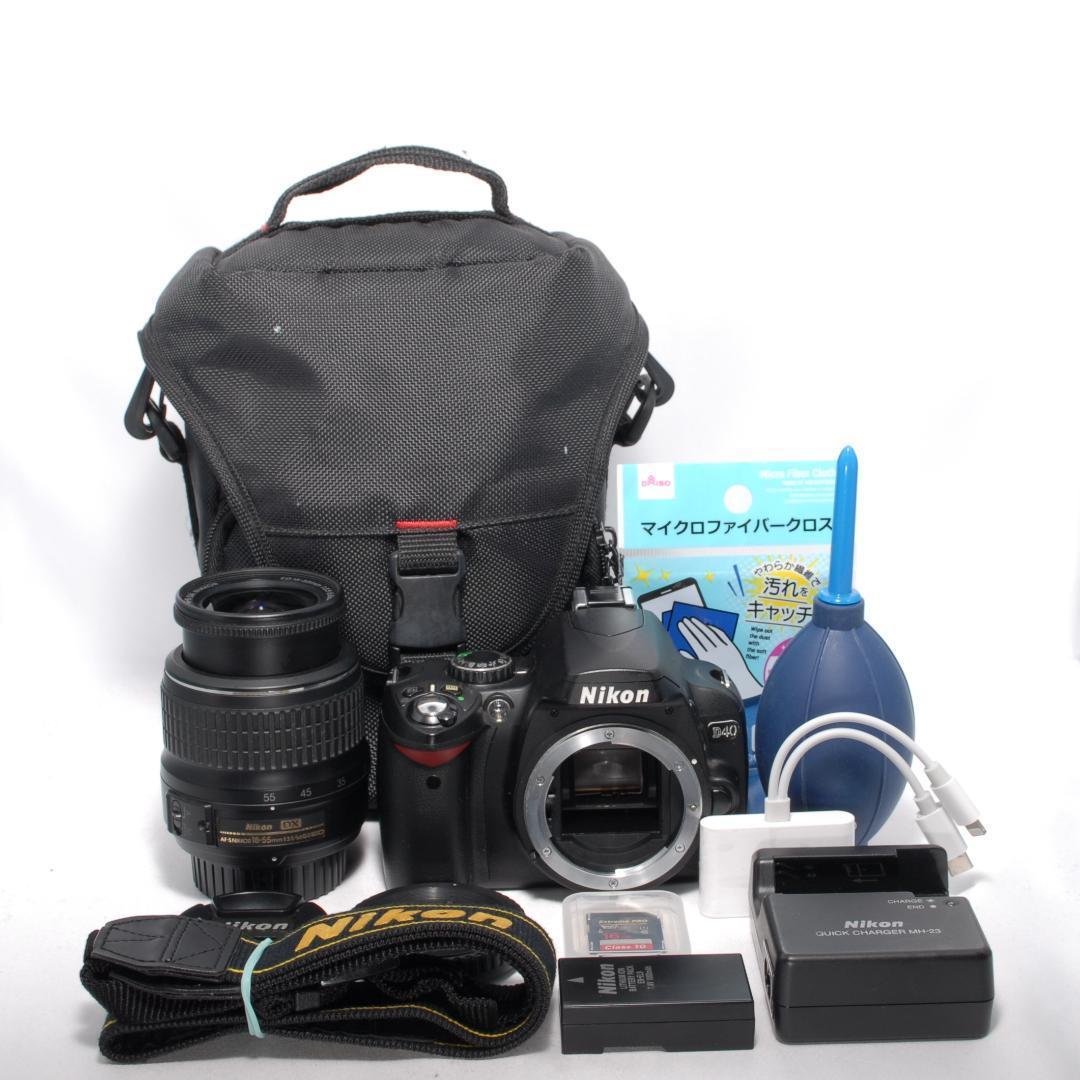 ✨Nikon D40✨レンズキット✨初心者向け✨軽量✨一眼レフ