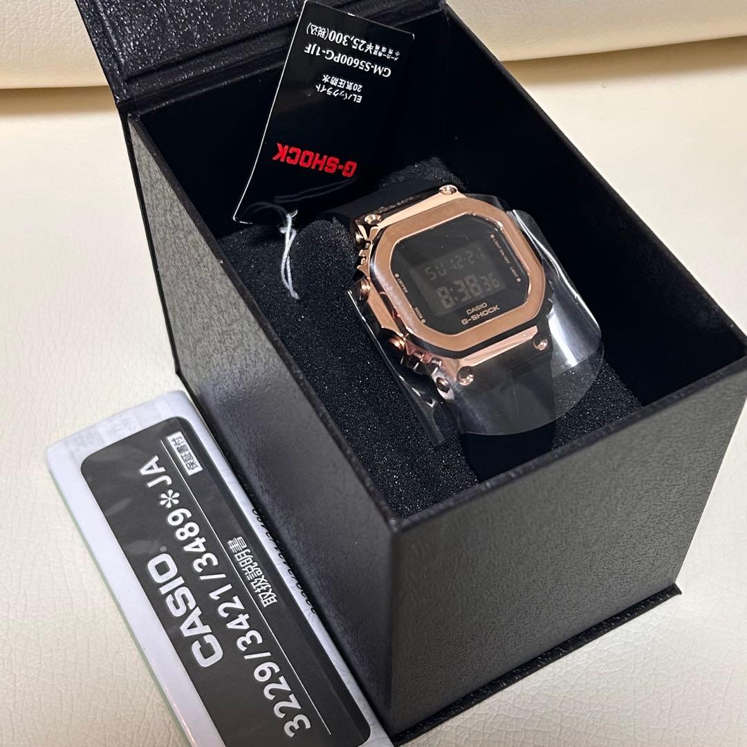 G-SHOCK CASIO 腕時計 ピンクゴールド GM-S5600PG-1JF