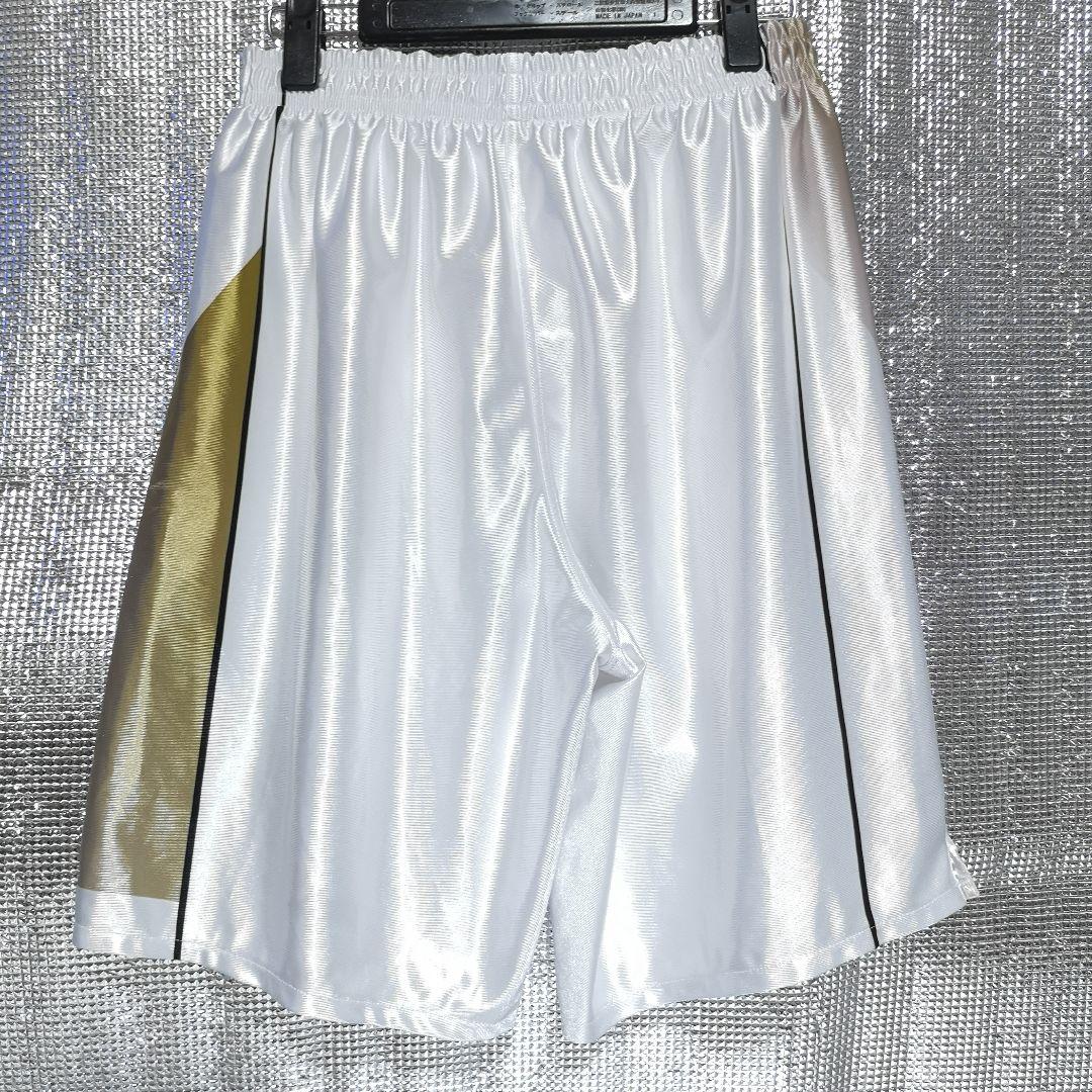 サッカー部　サッカー　パンツ　Dalponte 光沢ホワイト