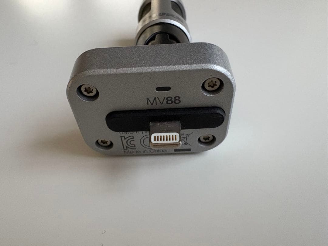 shure シュア　MV88 iPhone用　マイク