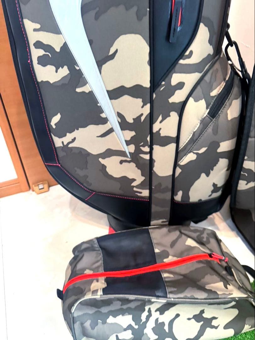 美品　即完売　ナイキ　NIKE 迷彩　カモ　キャディバッグ　スポーツカート