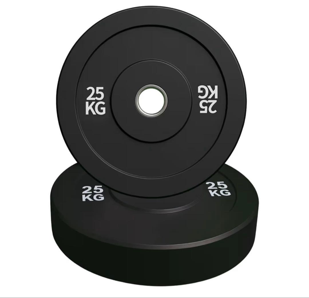★25kg×2枚 50kg バンパープレート バーベルプレート デッドリフト