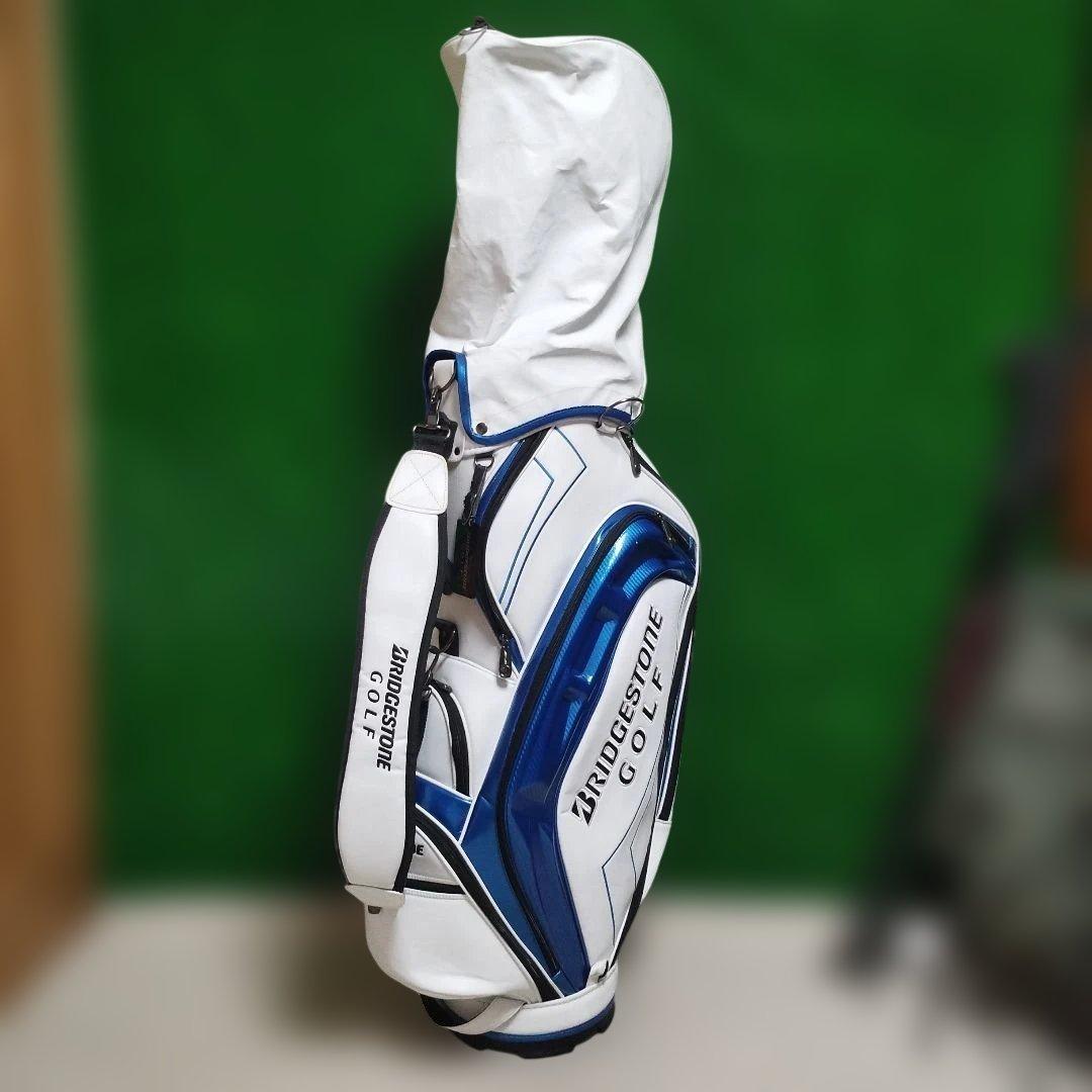 BRIDGESTONE ゴルフバッグ ホワイト/ブルー　int