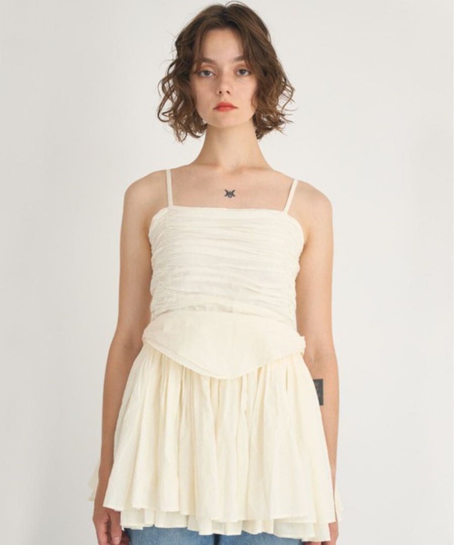 【crinkle crinkle crinkle】コルセットキャミソール