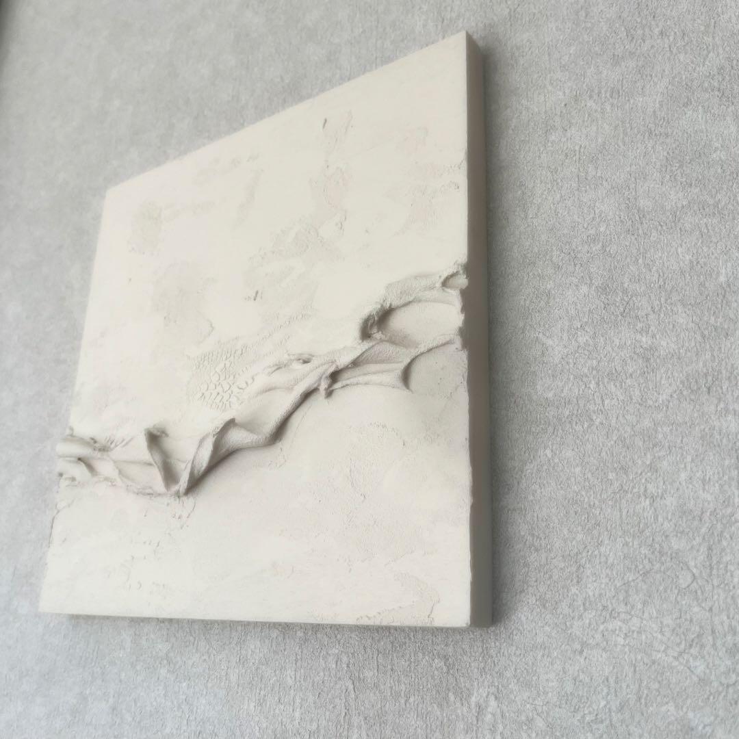 モダンアート　3枚セット　24×24㎝　テクスチャーアート　現代アート　抽象画