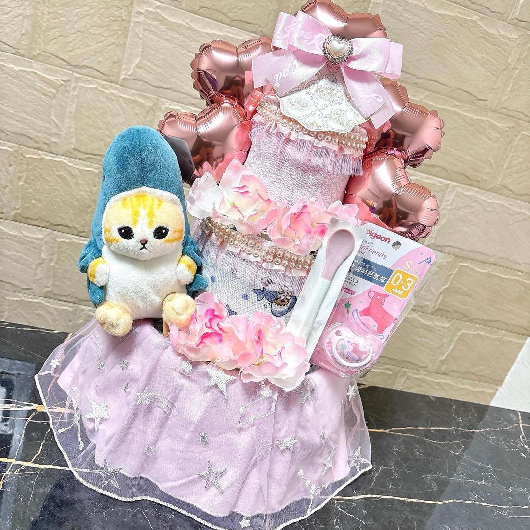 出産祝い　切り絵君　即購入⭕️ プロフ　サメにゃん　ベビーギフト