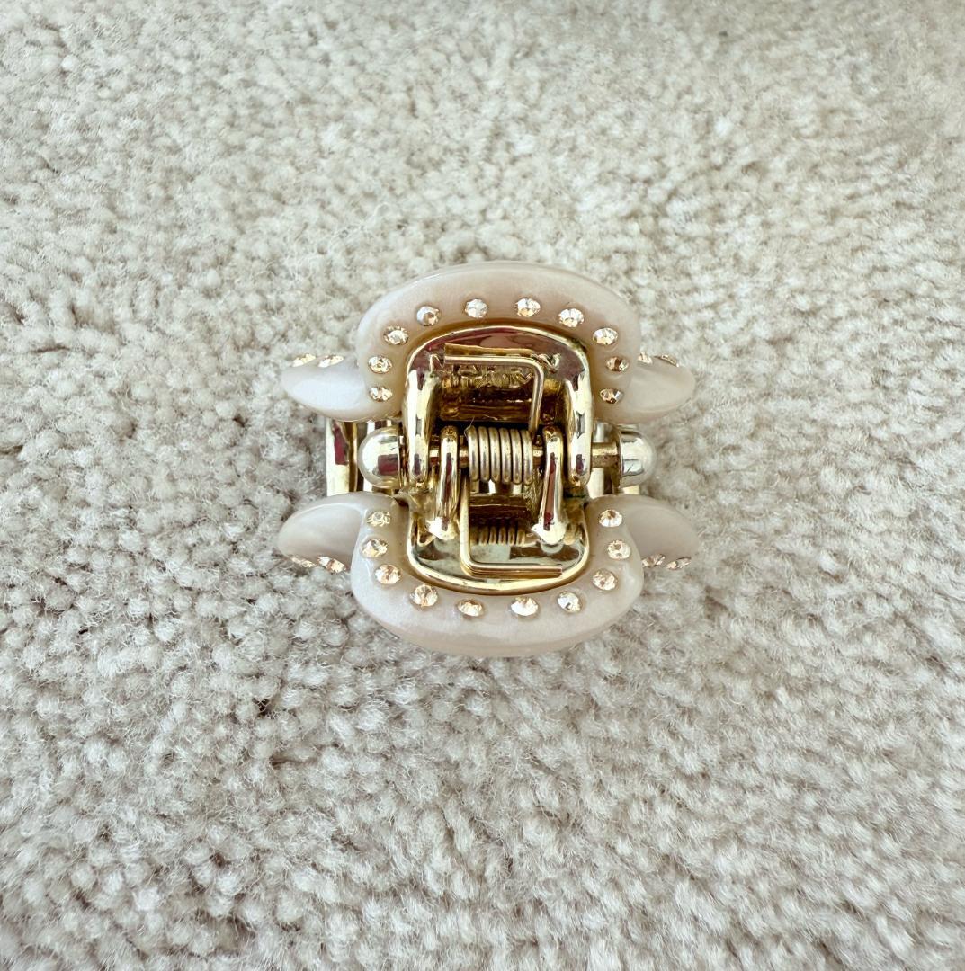 acca アッカ ヘアクリップ L・Sセット ベージュ ティアラクィーン