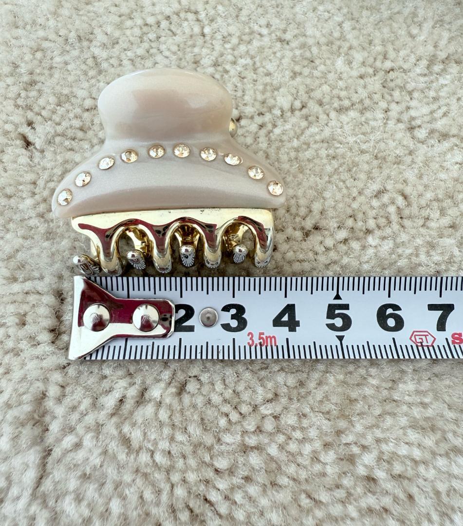 acca アッカ ヘアクリップ L・Sセット ベージュ ティアラクィーン