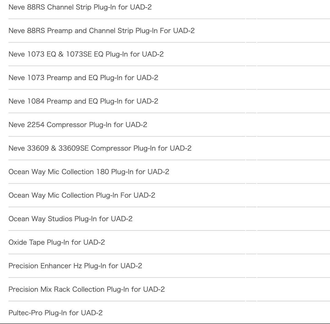 プラグイン133万円 UAD-2 SATELLITE TB3 QUAD CORE