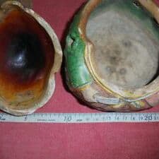 AKａ5322　鵤幸右衛門　人形屋　お多福　香炉