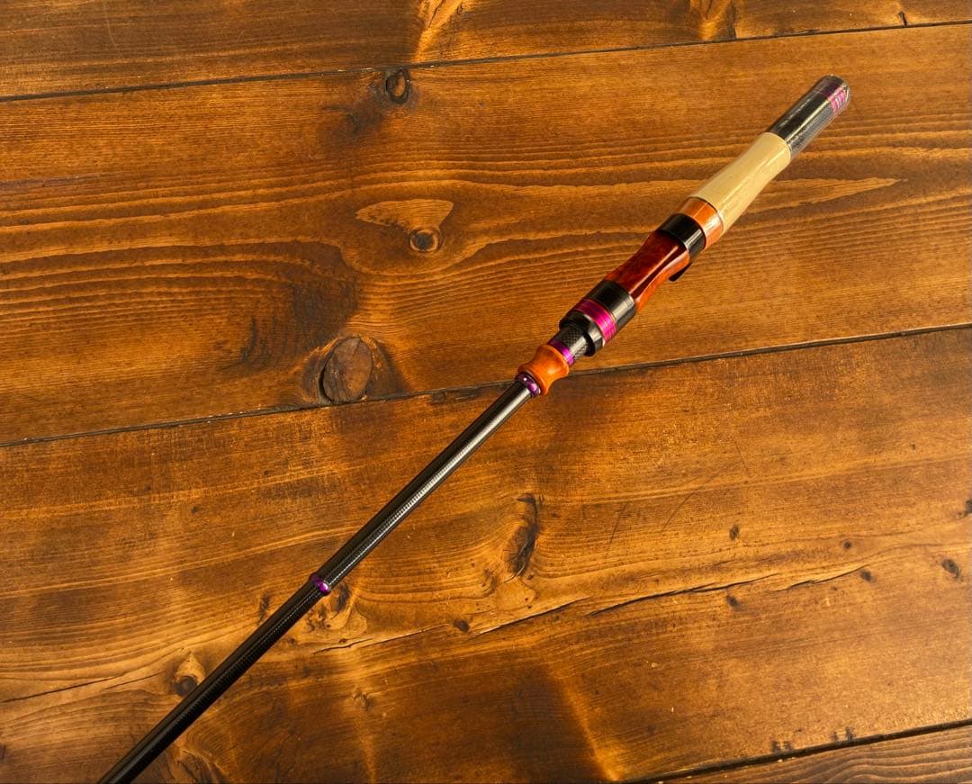4ft11inch トラウトロッド　ベイトロッド　テレスコロッド　ウッドグリップ