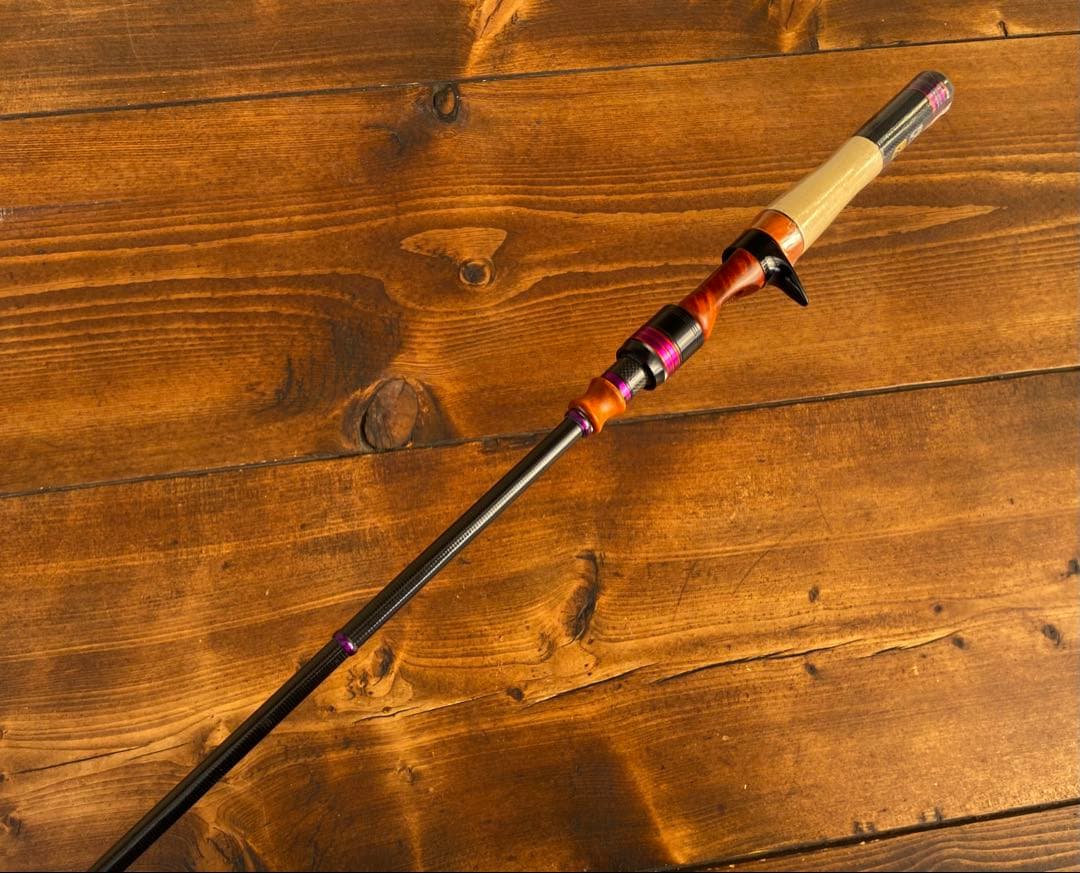 4ft11inch トラウトロッド　ベイトロッド　テレスコロッド　ウッドグリップ