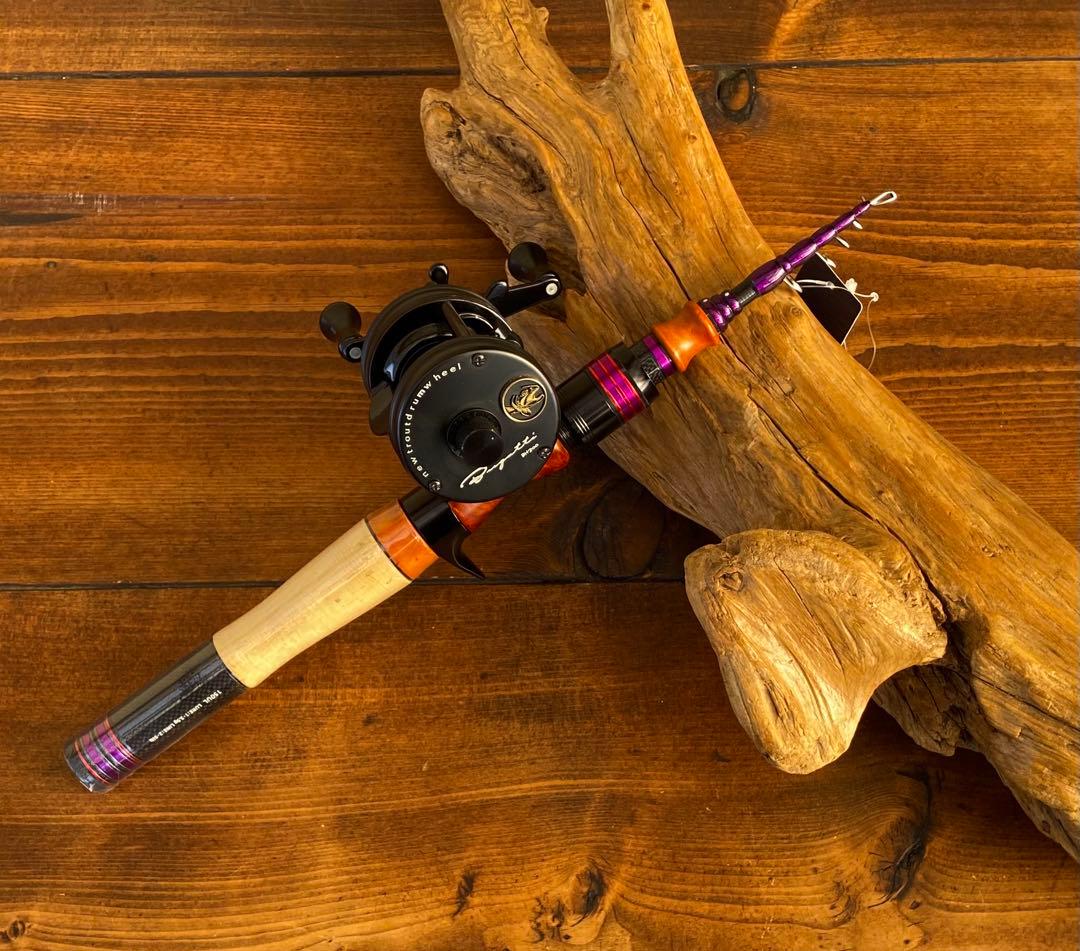 4ft11inch トラウトロッド　ベイトロッド　テレスコロッド　ウッドグリップ