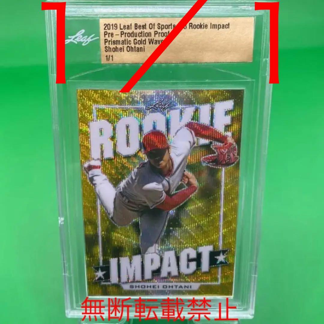 大谷翔平2019リーフベストオブスポーツ'18ルーキーインパクトプリズマティック