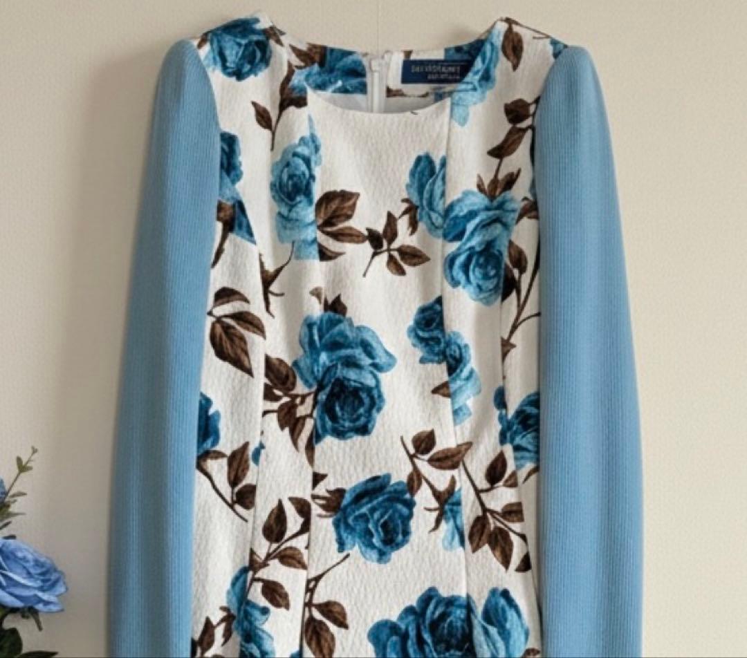 エムズグレイシー M's gracy ローズフレアワンピース 40