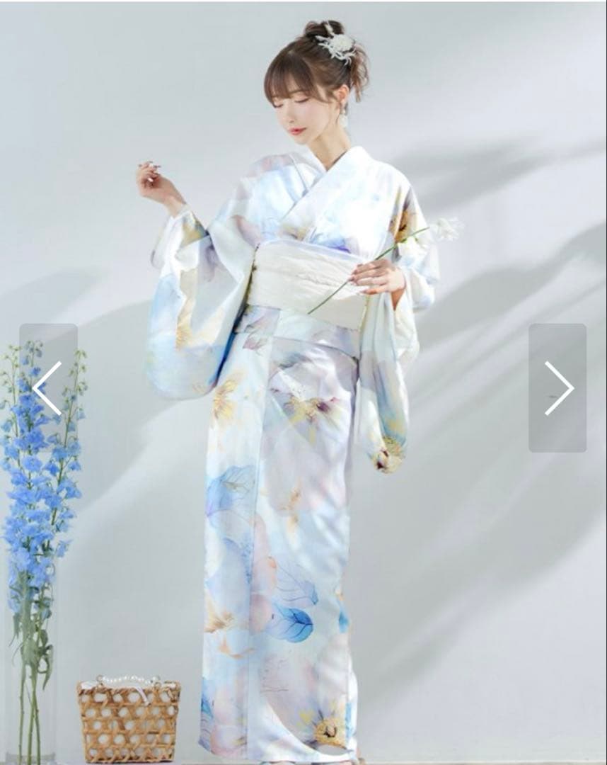 sugar アイシーフラワー牡丹浴衣［浴衣、帯、兵児帯］お値下げ可