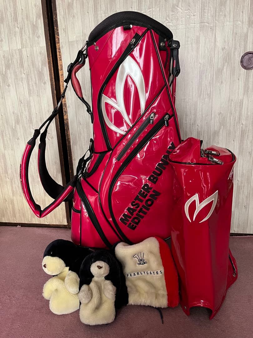 マスターバニーエディションスキャディバッグうさぎヘッドカバー付き　バラ売り不可