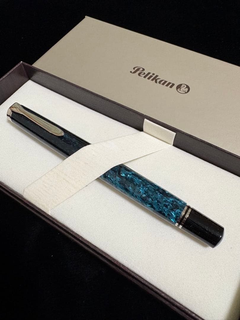 ペリカン スーベレーン M805 オーシャンスワール ペン先F