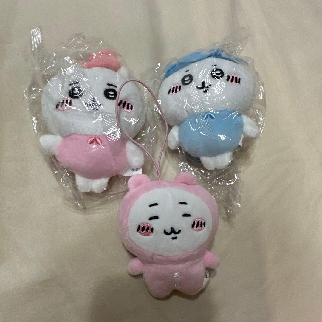 ちいかわ ハチワレ ぬいぐるみマスコット 3体セット