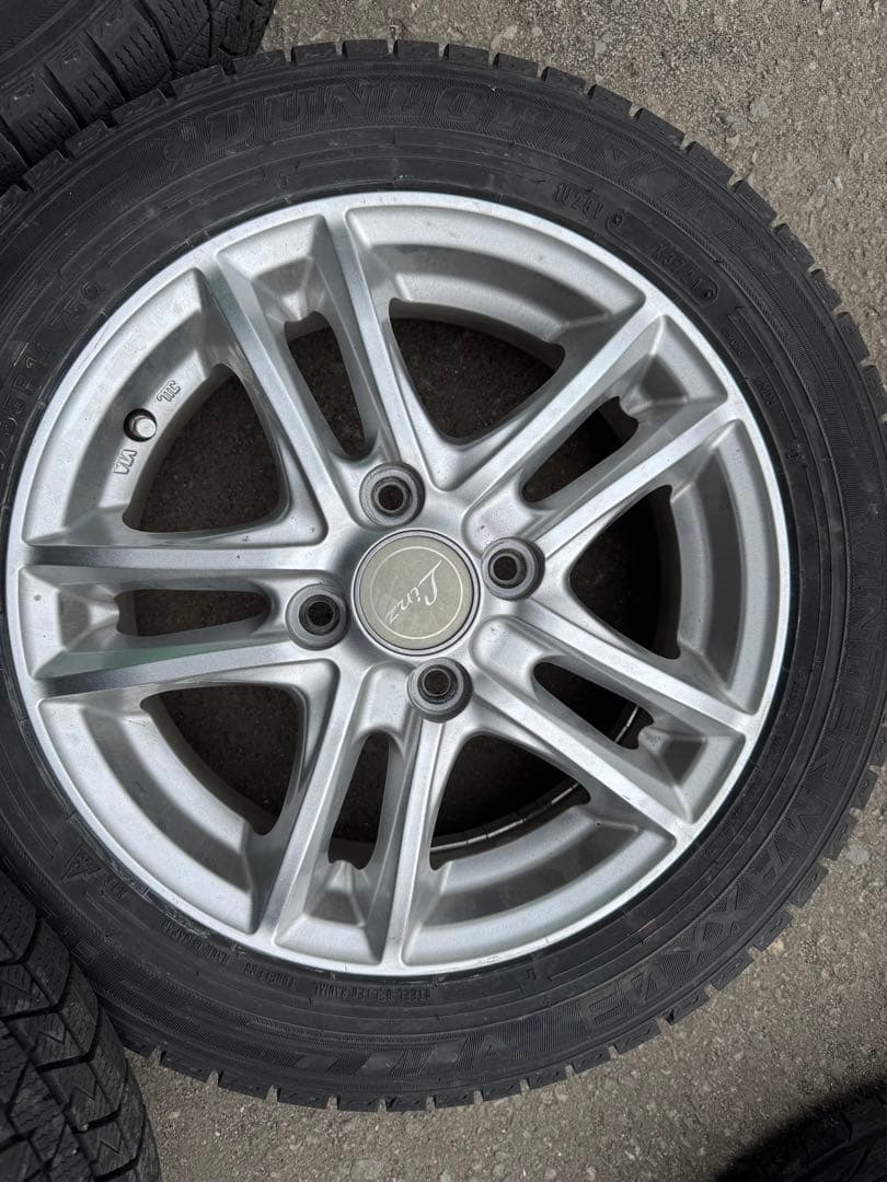 ①ノンノン 155/65R14 ダンロップ WM03 ホイール A0139