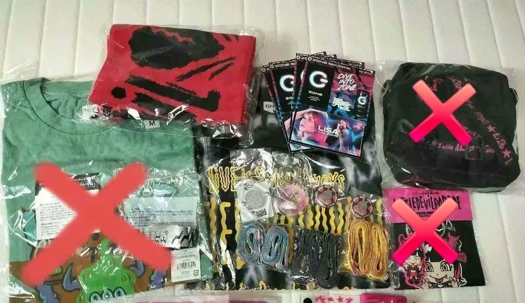 LiSA　ライブグッズ　まとめ売り　Tシャツ　タオル　靴紐　ガチャ
