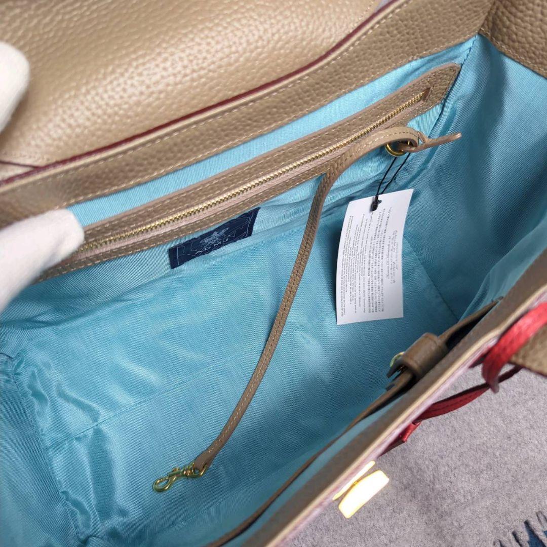 パ*ダ様 新品未使用 ADMJ アクセソワ トートバッグ シボ加工 A4可能