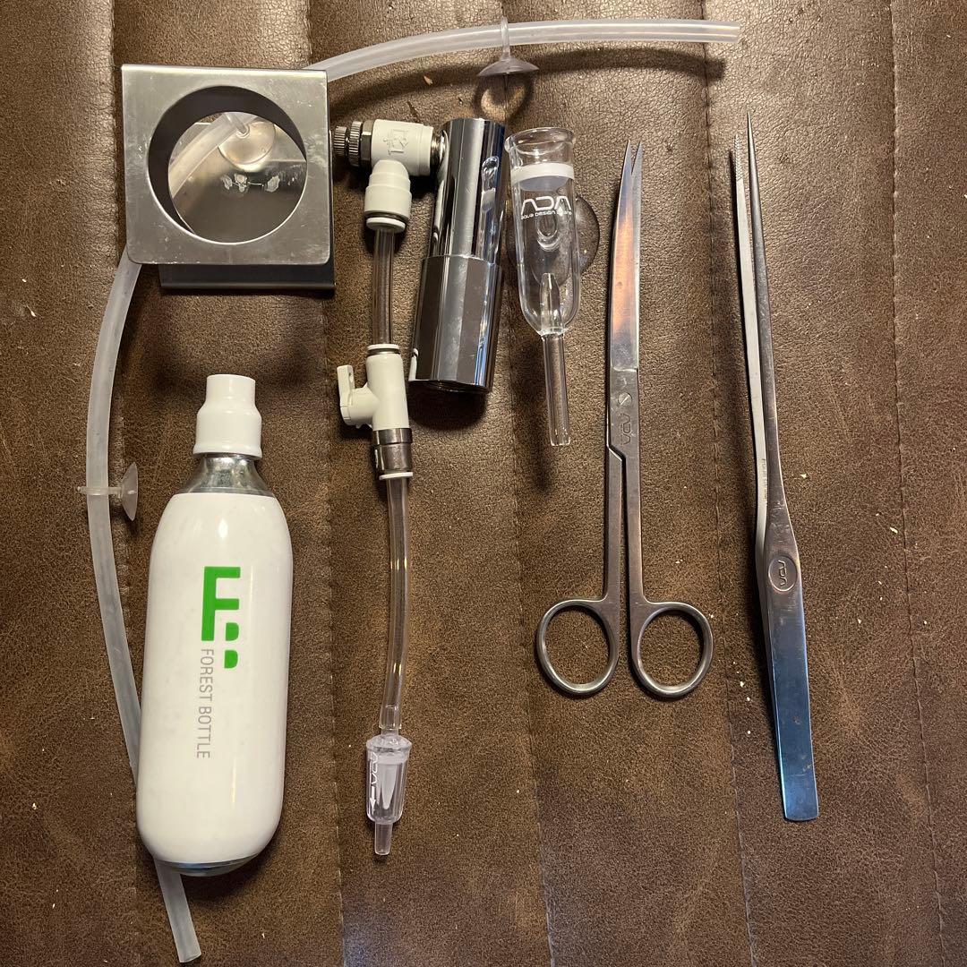 ADA フォレストボトル ハサミ　ピンセット