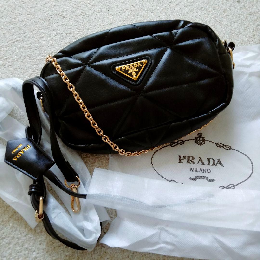 PRADA ブラック ショルダーバッグ2WAY ノベルティ