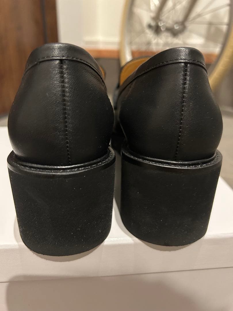 美品MACKINTOSH PHILOSOPHY 黒ローファー 22.5cm