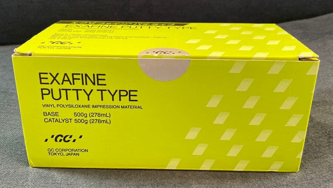 【新品未使用】歯科 印象材 シリコーン エクザファイン パテタイプ