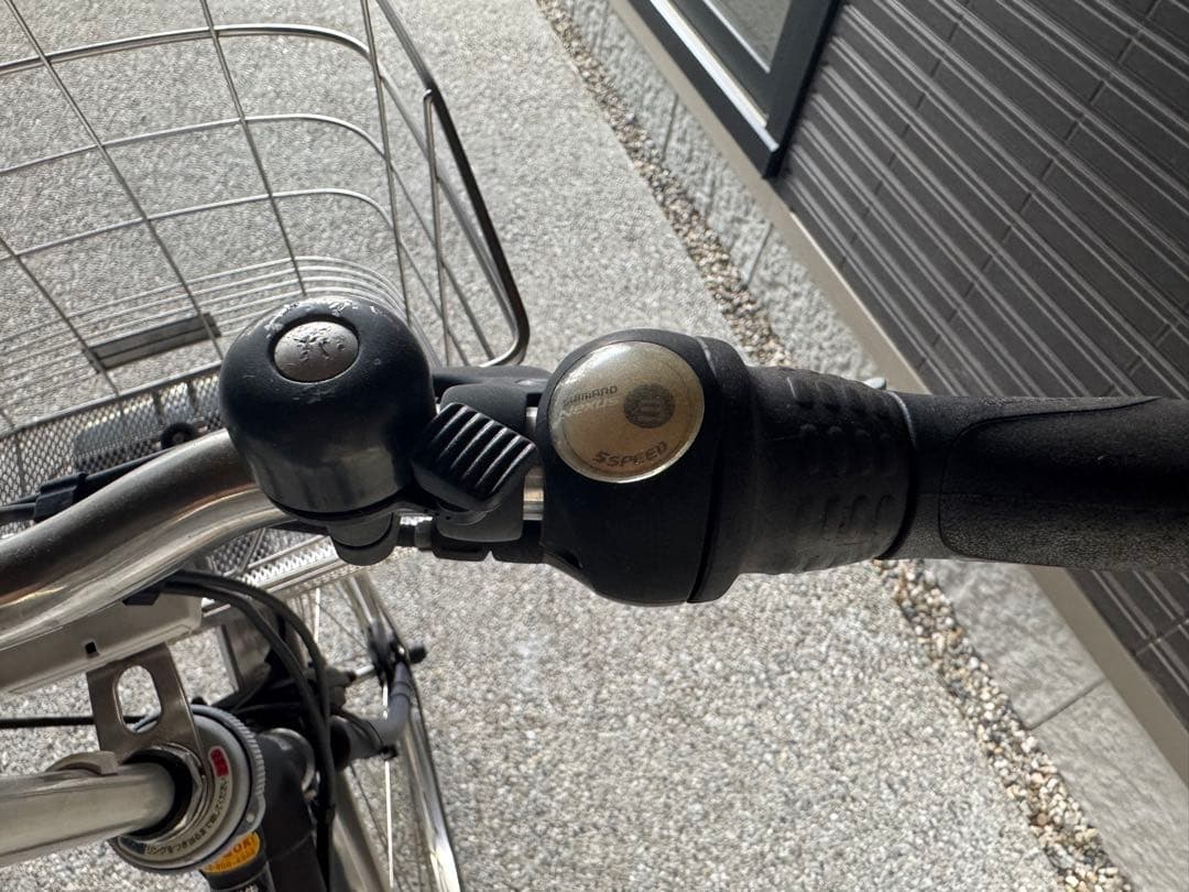 引取限定 パナソニック 電動アシスト自転車 シティタイプ ブラウン 前カゴ付き