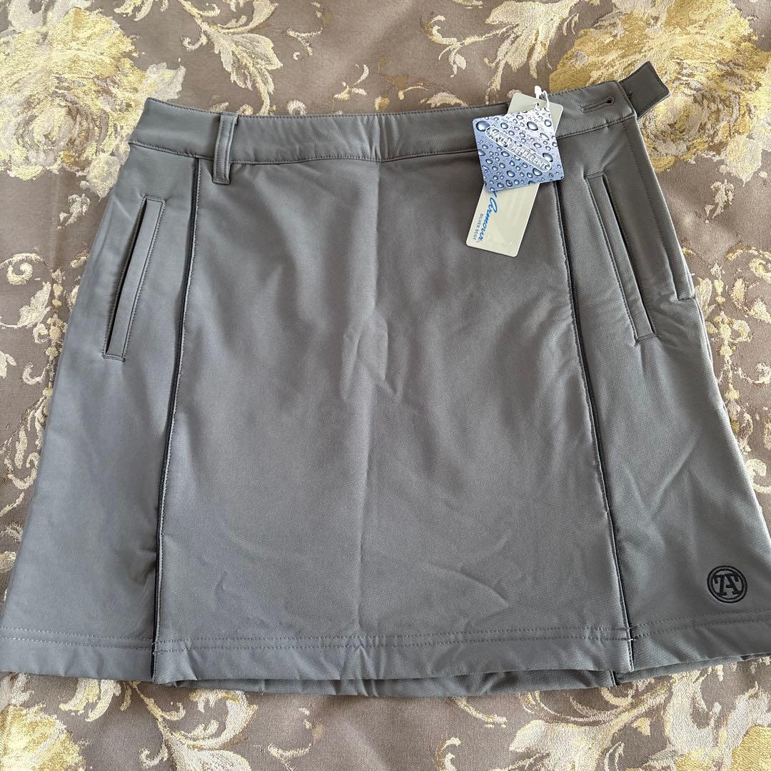 トミーアーマー グレー 中ボアストレッチスカート ポケット付き