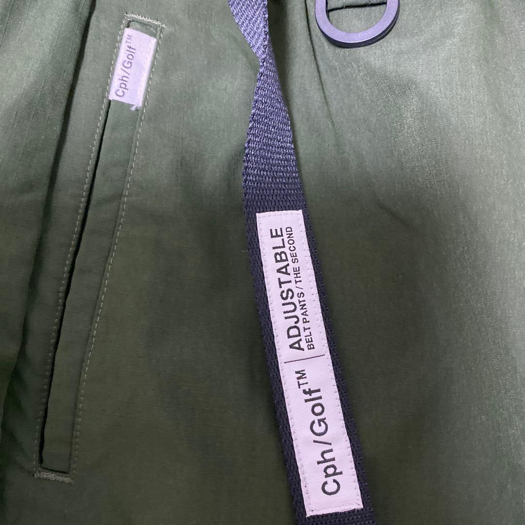 Cph/Golf 調整可能ベルト付きカーゴパンツ