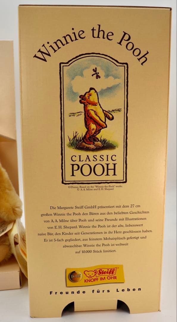 ぬいぐるみ・マスコット Winnie the Pooh Classic Pooh STEIFF 1999